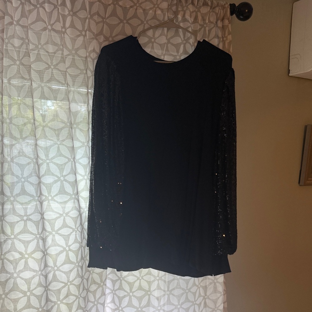 Torrid Black Ribbed Knit Top